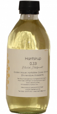 Hanfsirup 750 ml